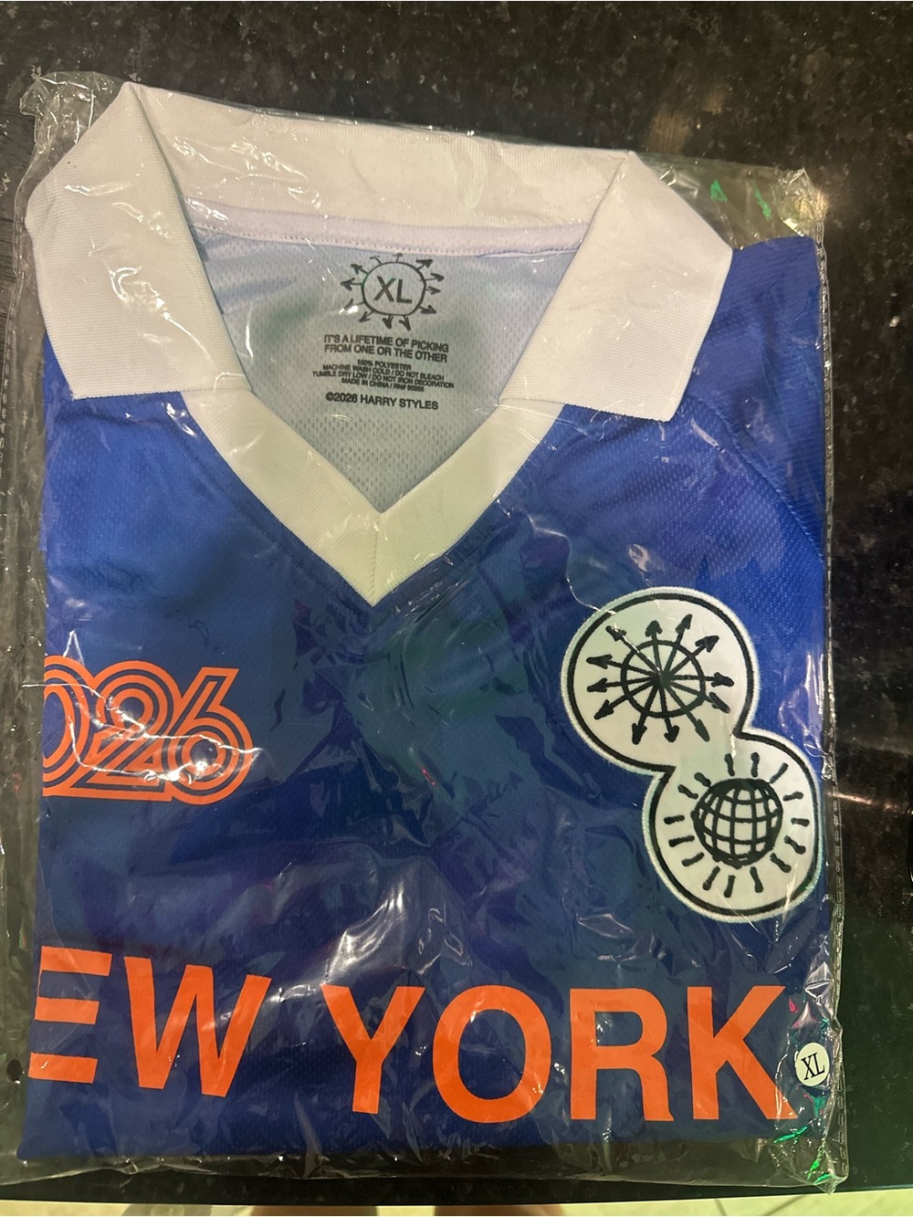 Harry Styles limited edition MSG New York jersey NEW - XL